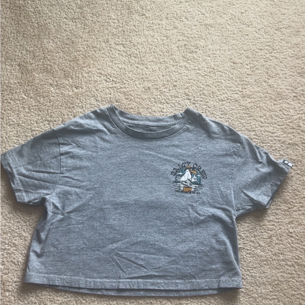 Salty Crew Gray Short Sleeve Tee
